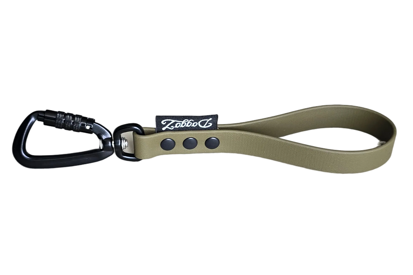 Biothane® Kurzführer / Führschlaufe - Auswahl: Farbe + Größe - Auto-Lock-Karabiner (DoggoZ)