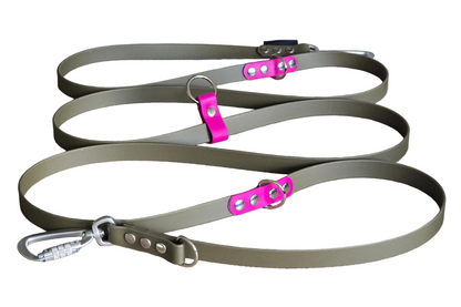 Handsfree Verstellbare Hundeleine - BioThane® - 3m | DoggoZ